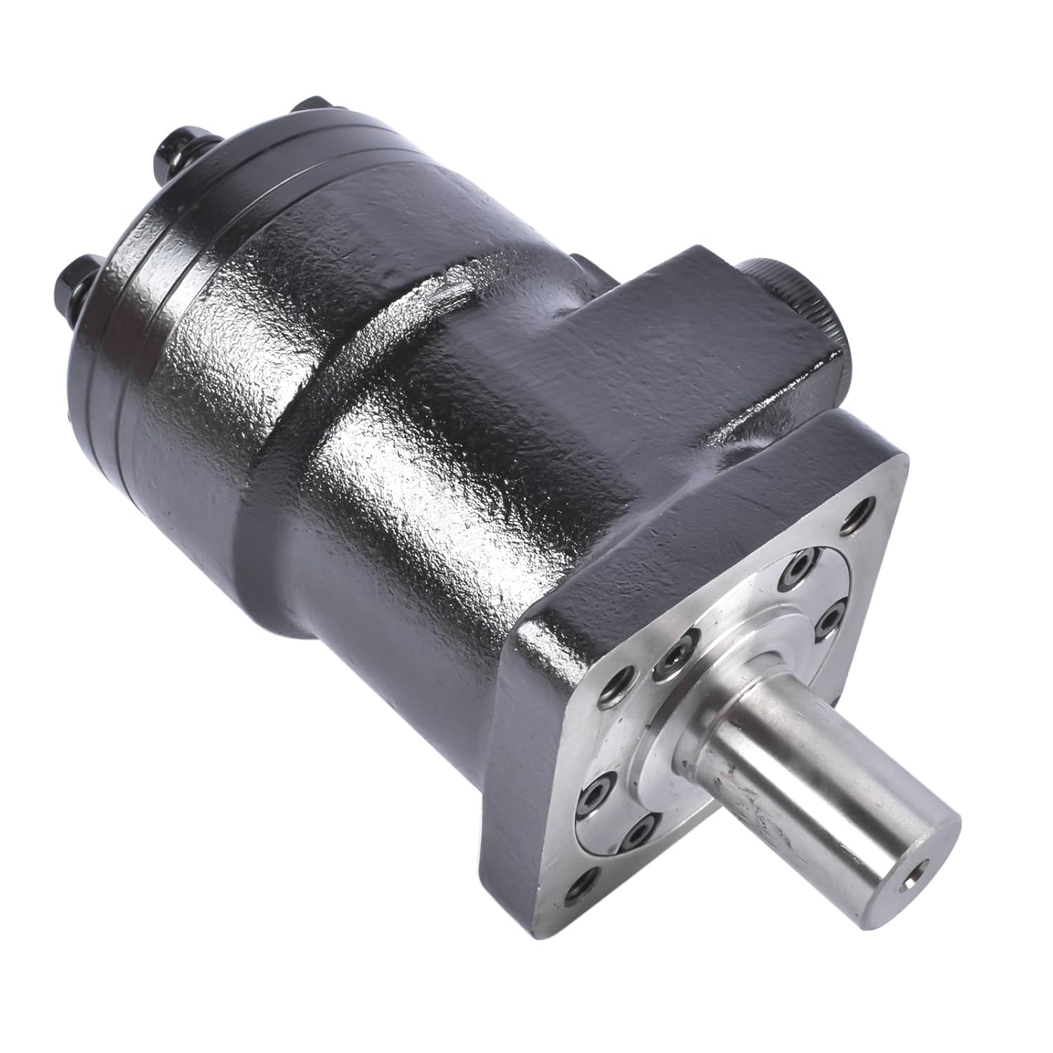 CM004P Hydraulic Motor of 0.25" Shaft Keyway, 3.1 CIR Displacement, 1" Round Shaft, 1/2" NPT, 4 Bolt Mount Type
