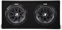 Vista 2 de KICKER 43DC122 Dual Comp 12-inch Vented Subwoofer Enclosure 2-Ohm, RoHS obediente