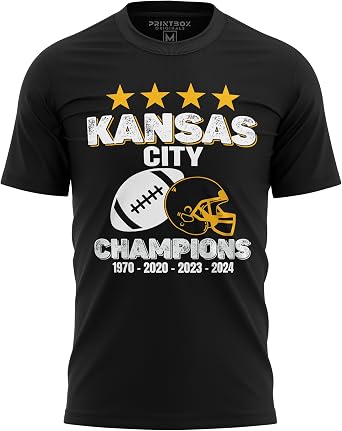 Kansas City Champions 2024 Mens T Shirt, Kansas Shirts for Men, Football Game Day Winners Top