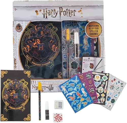 Innovative Designs Harry Potter - Juego de diario brillante para niños, con calcomanías y gemas