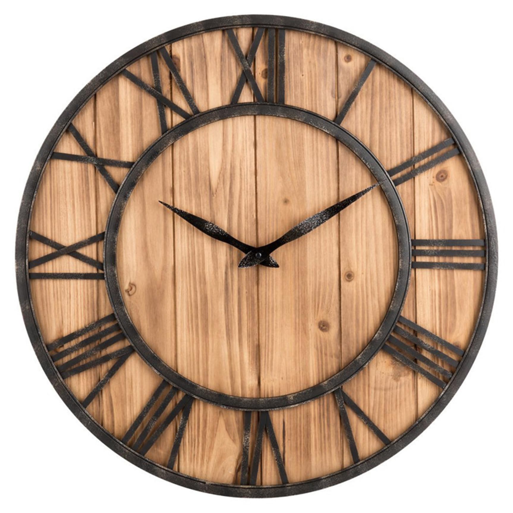 Horloge murale en bois pour salon et bureau : l'esprit vintage chic et silencieux chez vous