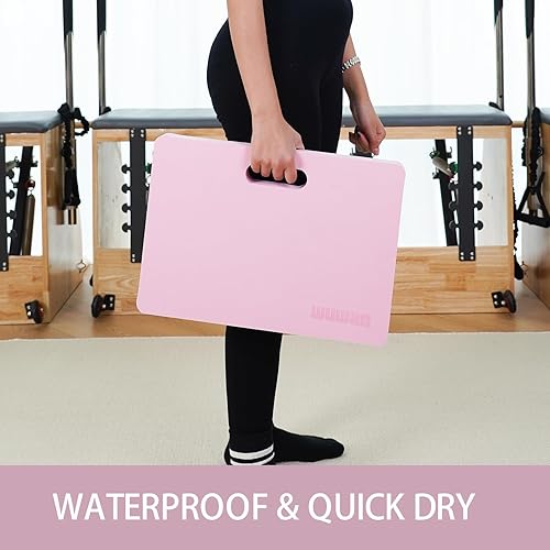 Miniatura 3 de Estera de yoga para rodillas, 3.8 cm de espesor, para push-ups de rodillas, soporte para plancha y rodillas/codos de yoga, proporciona amortiguación