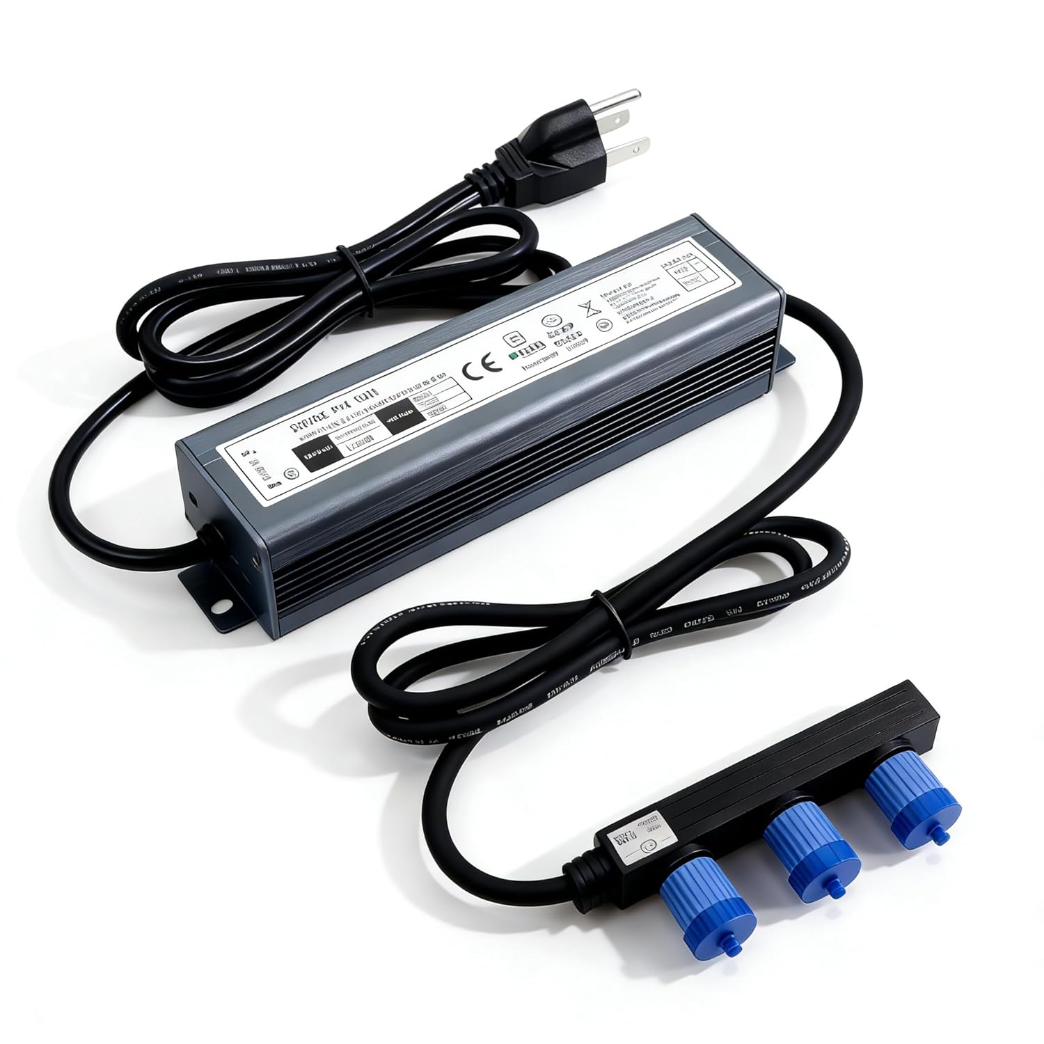 120W 24V Waterproof Power Supply for Philips Hue Outdoor Lighting - 3-Head Adapter Compatible with Lily Spot, Lily XL, Calla Pathway, Impress Pedestal & Wall Lights