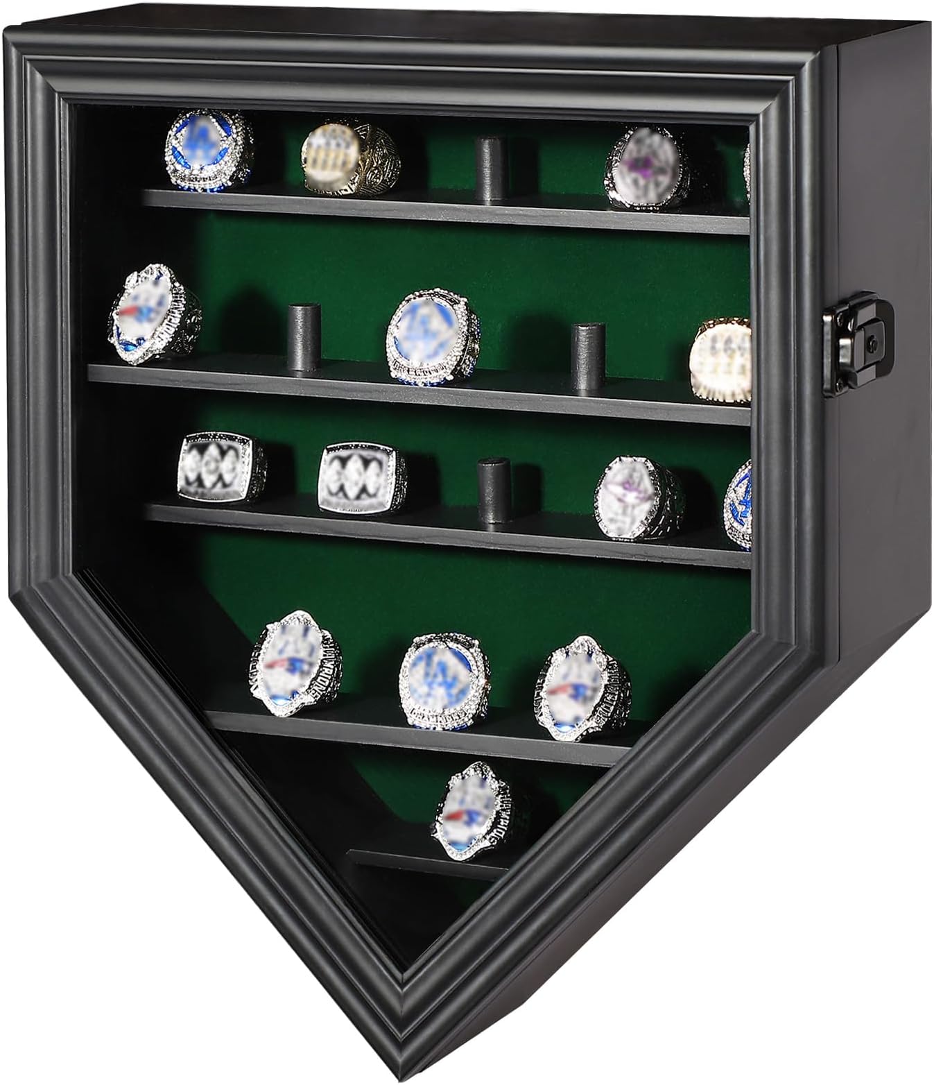 Personalized Ring Display Case Custom Name Number Baseball