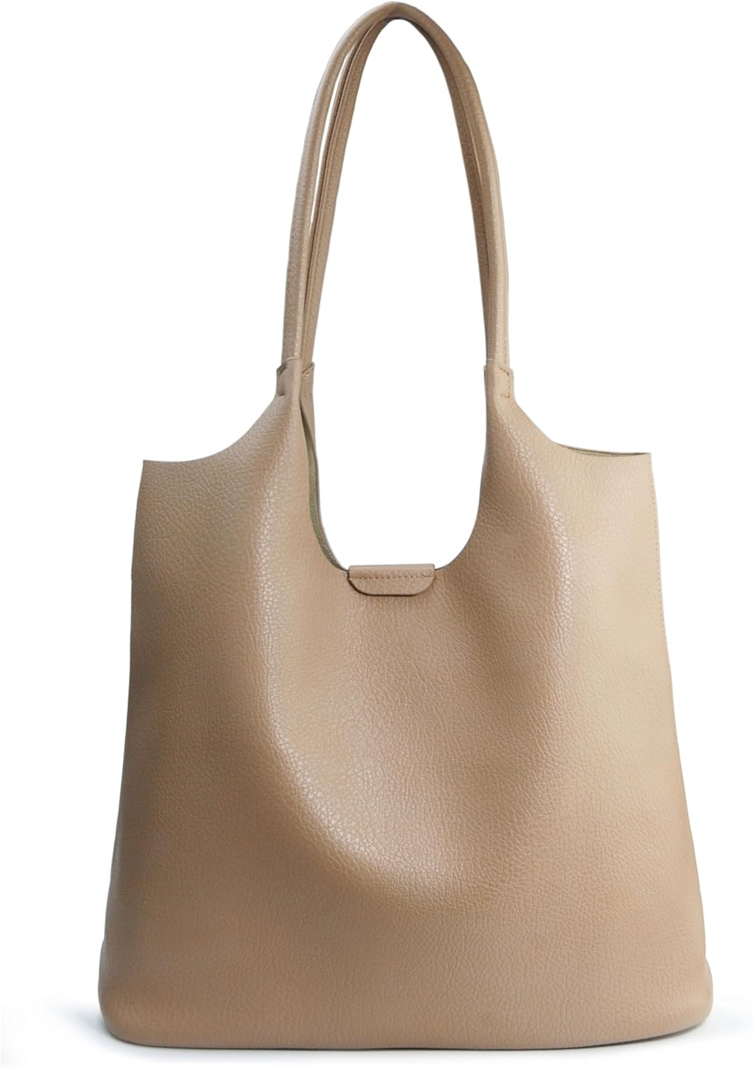 Soft Vegan Leather Tote Bag for Women Hobo Handbag Purse for Travel and Everyday