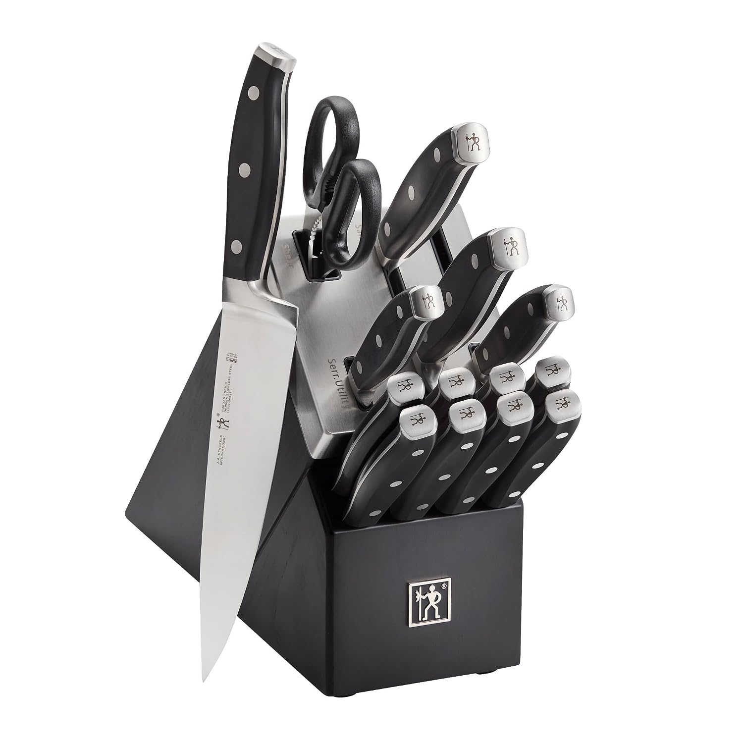 Henckels Forged Premio 15-pc Self-Sharpening Knife Block Set