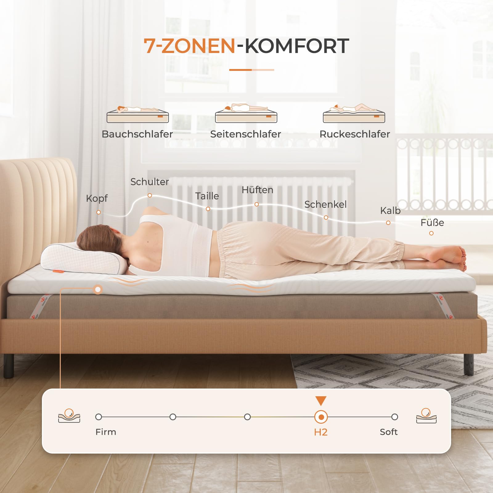 Sweetnight Topper 160x200cm – Bild 2