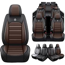 7 Seats for Toyota Highlander Seat Covers 2009-2026, Black Coffee