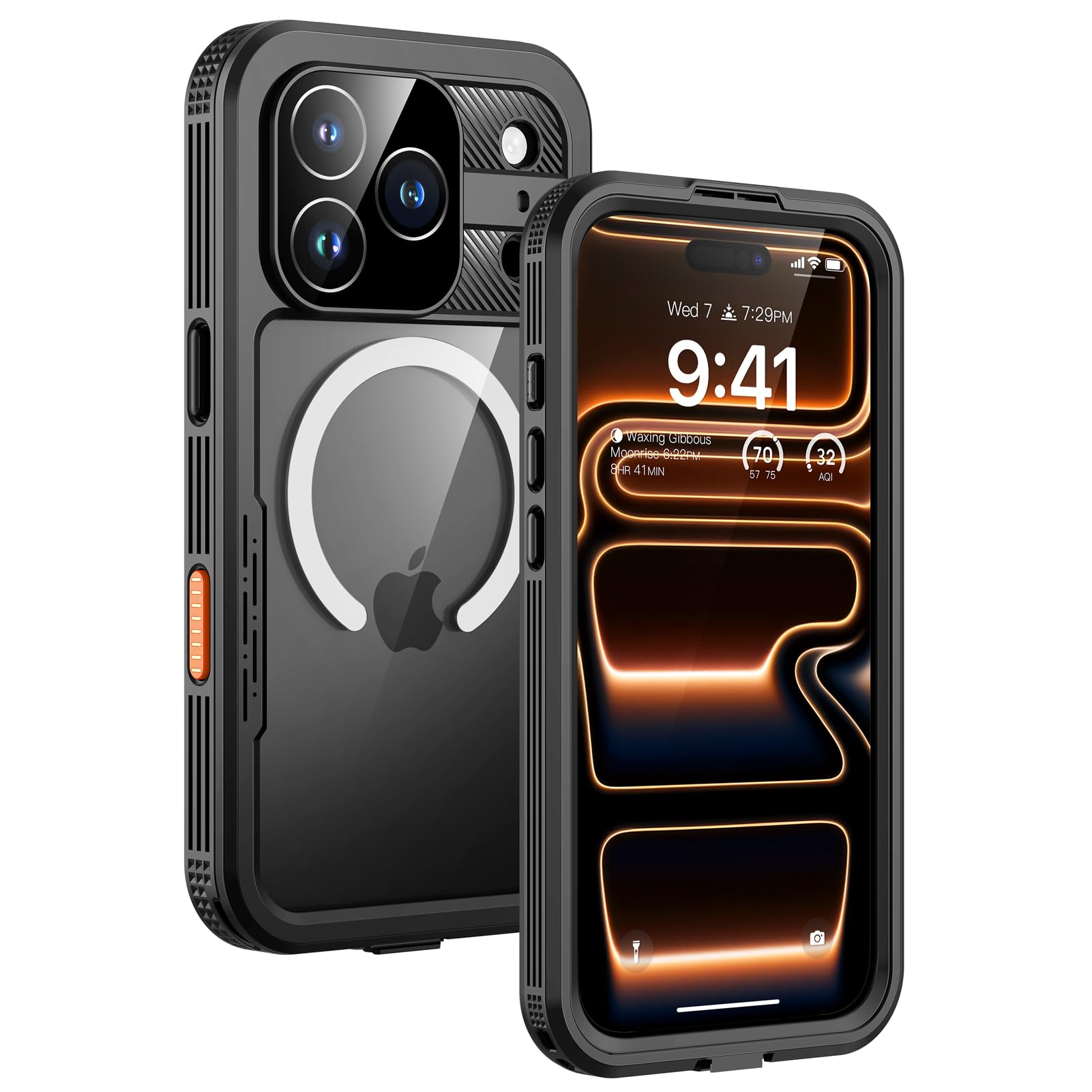 Coque étanche iPhone 17 Pro Max MagSafe idéale pour le ski et la plage