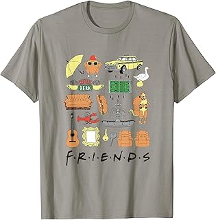 Hand Drawn Icon Collage TV Show T-Shirt