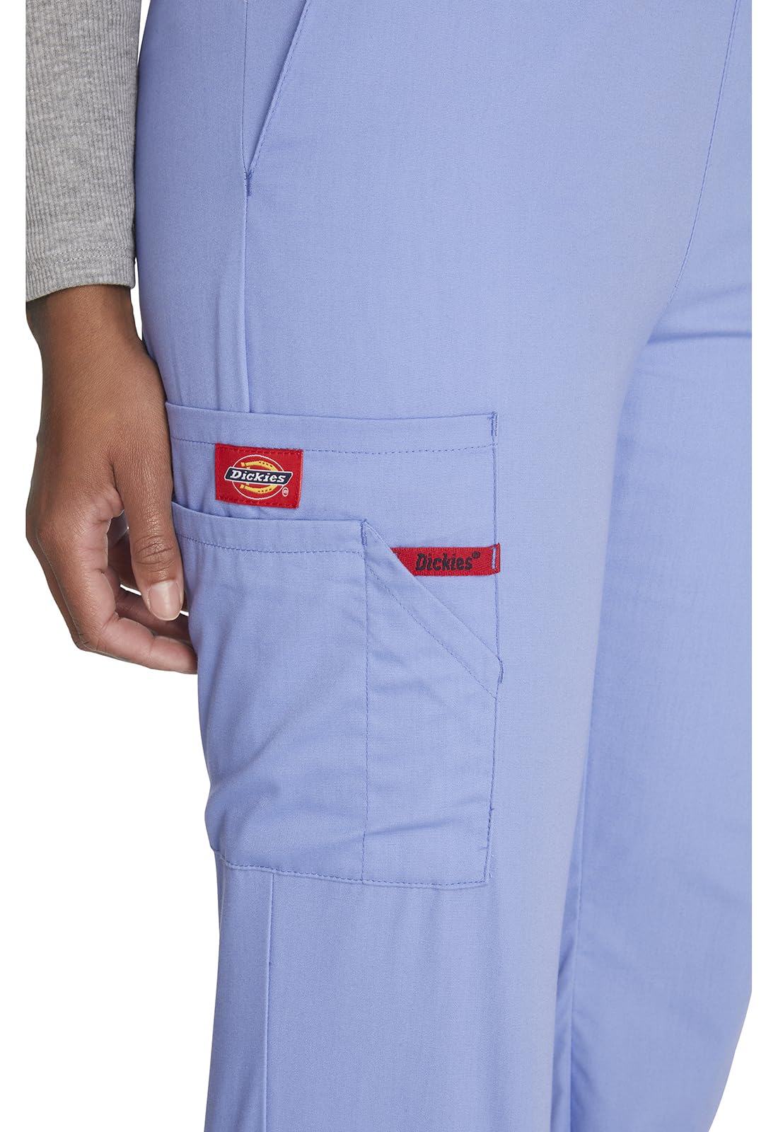 Dickies Damen Medizinische Schlupfhose Natural Rise Tapered Leg Pull-on Scrub Pant
