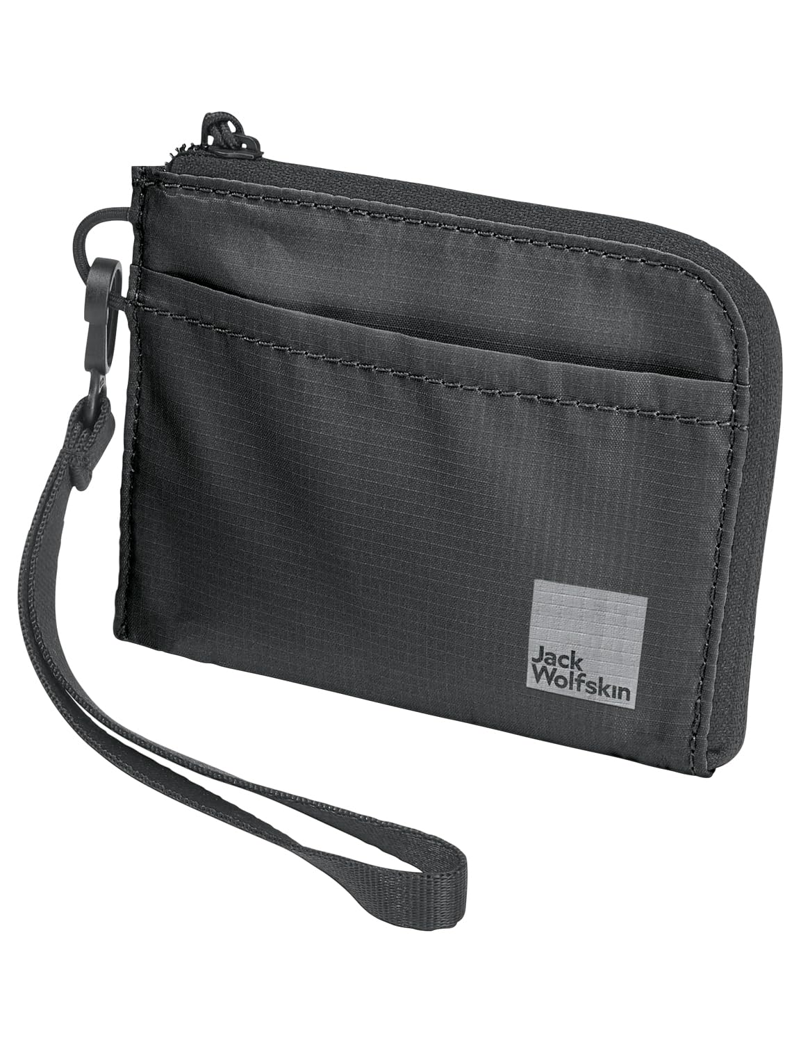 Jack Wolfskin Unisex Wandermoon Wallet Travel Accessory Wallet, Granite Black, Granite Black, One Size
