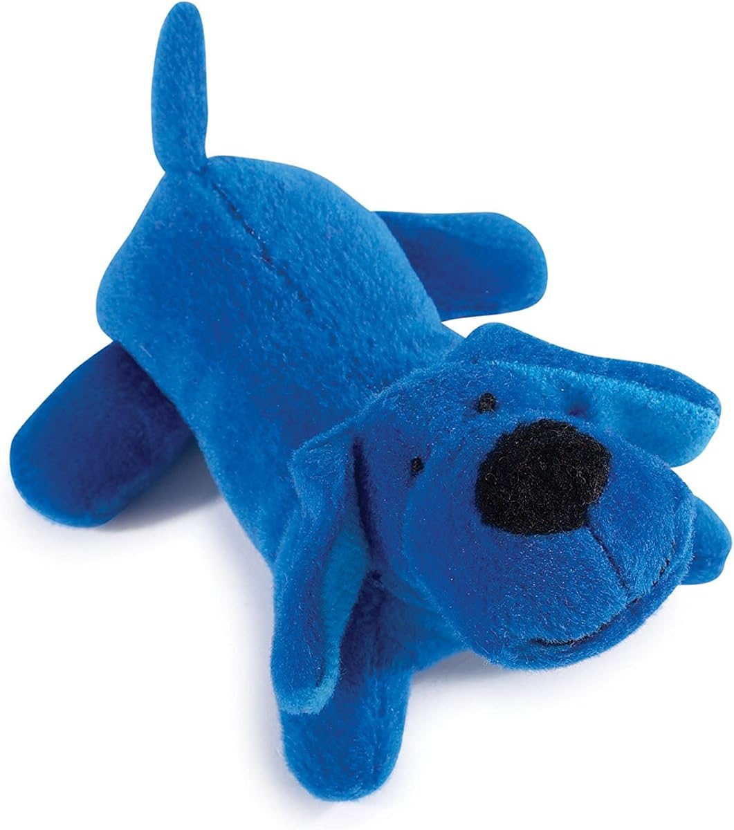 Zanies Neon Lil' Yelper Dog Toys, Blue, 5"