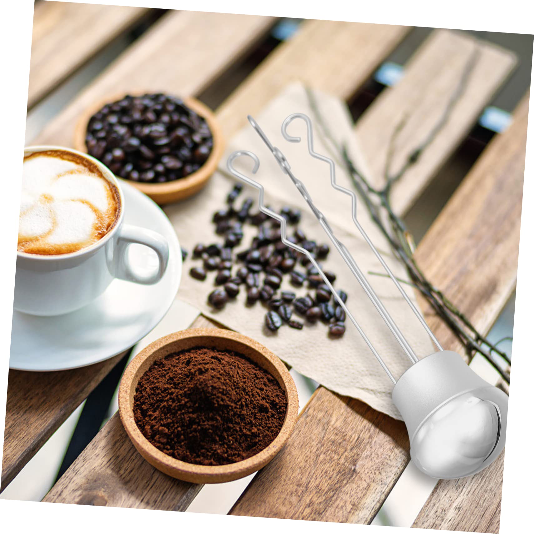 Mikikit 3 Szt. Igły Do ​​mieszania Kawy Espresso Do Kawiarni Domowych Wytrzymałe I Łatwe Do Czyszczenia