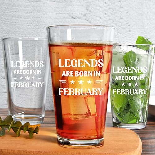 Miniatura 5 de Futtumy Regalos de cumpleaños para hombres, vaso de cerveza con leyendas nacen en abril, divertido regalo de cumpleaños de abril para hombres,