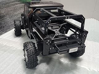 H-TECH RC CNC Aluminum Metal Rear Garnish & Basket for Vanquish VS4-10 Phoenix 1/10 Accessories