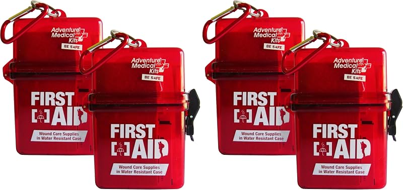 Adventure Medical Kits Botiquín de primeros auxilios, resistente al agua (paquete de 4)