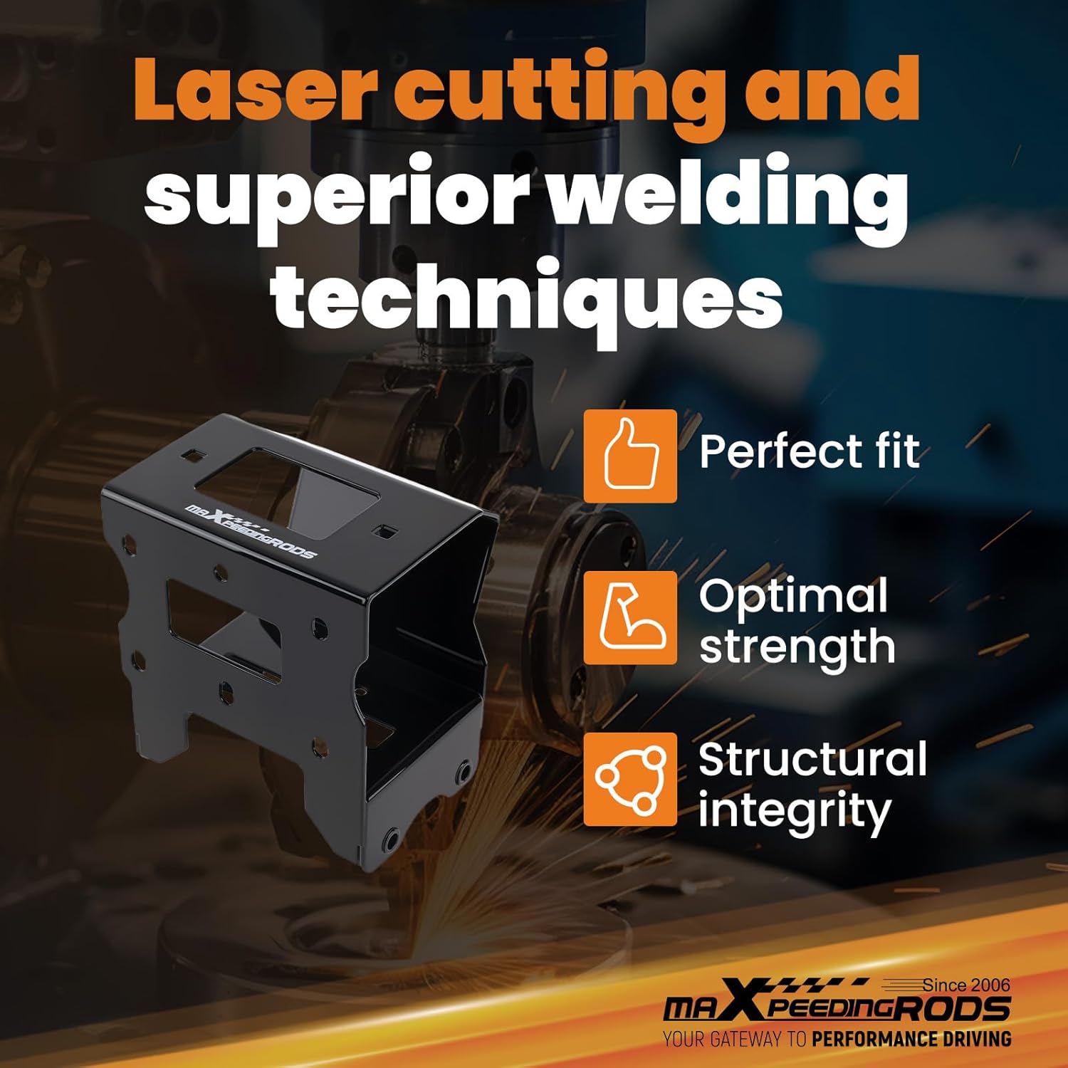 maXpeedingrods Winch Mount Plate for Polaris Sportsman 400 450 500 550 570 800 850 2011-2024, Towing Winch Mounts Bracket