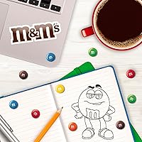 Vista 6 de Caramelos de chocolate con leche de M&M's, bolsa en tamaño de 1.69 oz, caja de 36