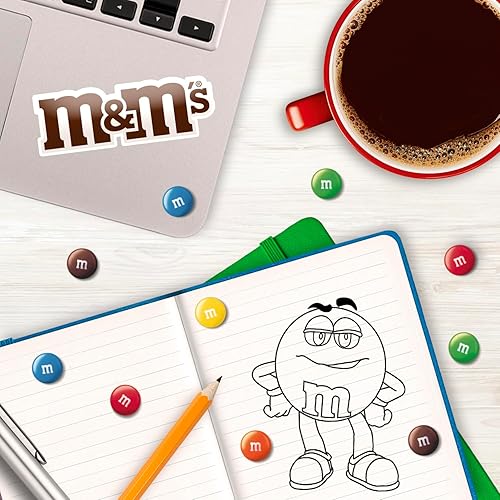 Vista 6 de Caramelos de chocolate con leche de M&M's, bolsa en tamaño de 1.69 oz, caja de 36