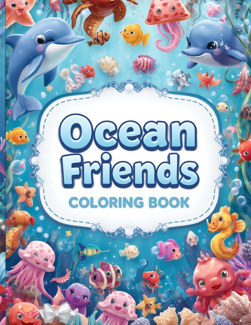Ocean Friends Coloring Book