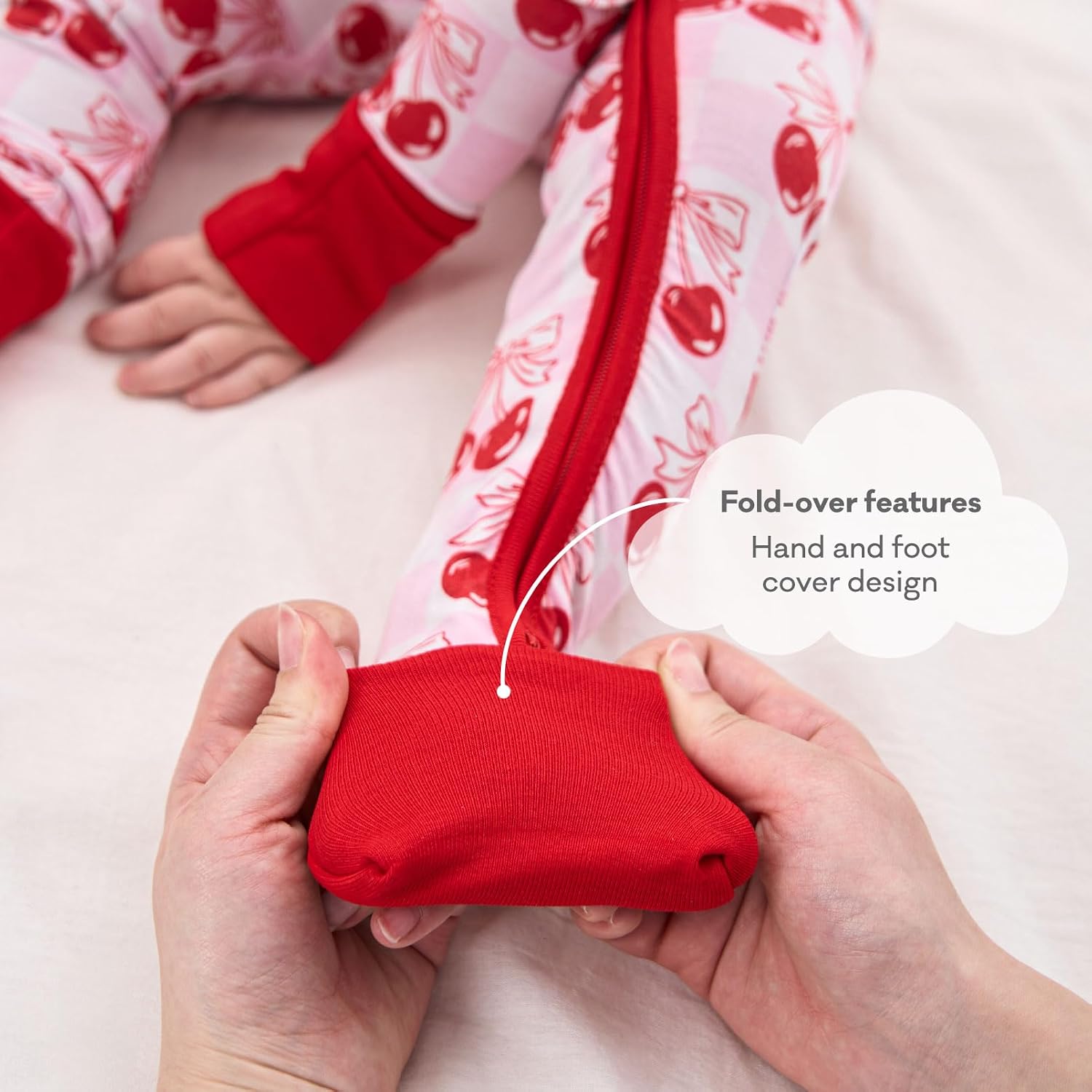 pureborn Baby Sleeper Viscose from Bamboo Zipper Footies Pjs 0-24 Months | Buttery soft, 2 way zipper, breathable, infant boy girl, fold-over mittens & foot cuffs, all-season, comfort, snug, unisex