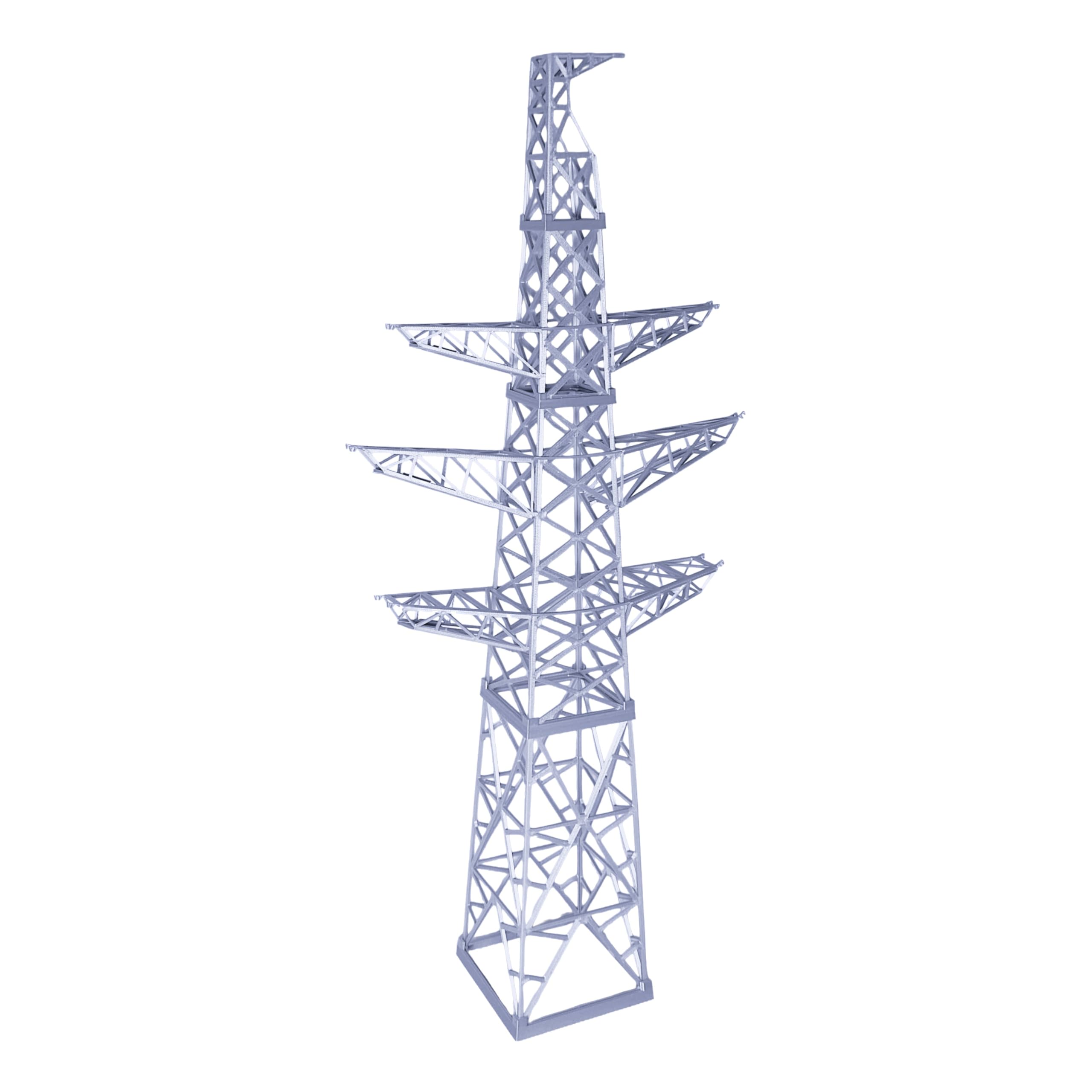 High Voltage Tower Model Kit – 3D Printed Transmission Tower for Engineering, Classroom Projects-image-5