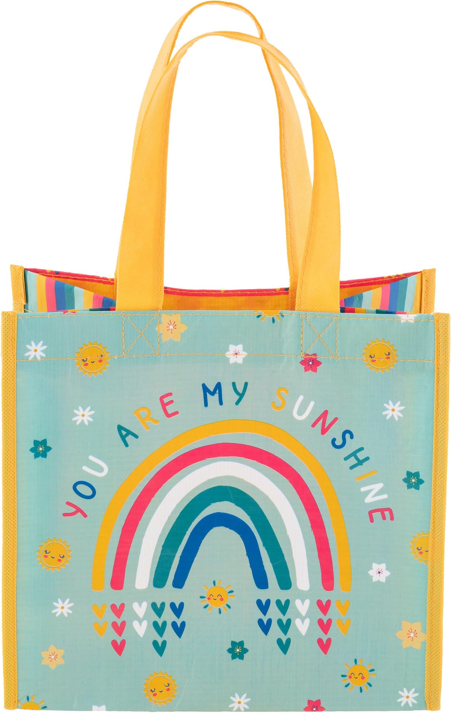 Stephen Joseph, Medium Recycled Gift Bag with Handles, Kids, Reusable, Birthday Party Gift Bag, Shopping Bag