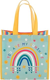 Stephen Joseph, Medium Recycled Gift Bag with Handles, Kids, Reusable, Birthday Party Gift Bag, Shopping Bag