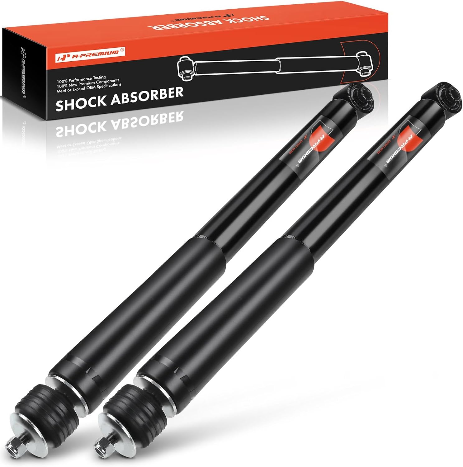 A-Premium Rear Pair (2) Strut Shock Absorbers Compatible with Acura RDX 2007 2008 2009 2010 2011 2012, Driver and Passenger Side