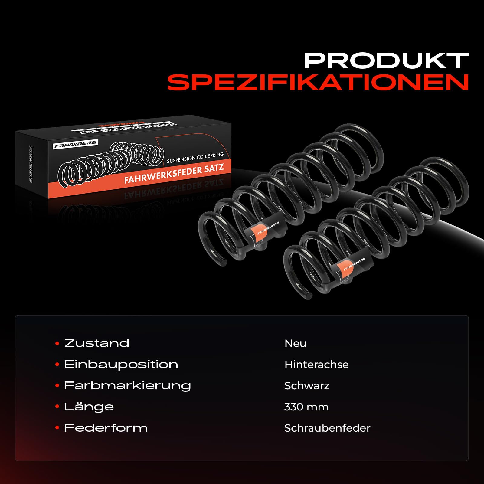 Frankberg Sprężyny; sprężyny podwozia; łożysko sprężynowe; amortyzator; sprężyna; sprężyna; odbojnik; sprężyna spiralna; zestaw sprężyn; sprężyny sprężynowe; sprężyna śrubowa Replace# 553502Y200
