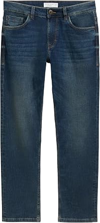 TOM TAILOR Jeans Men's Stretch Straight Fit Marvin Jeans Trousers Denim