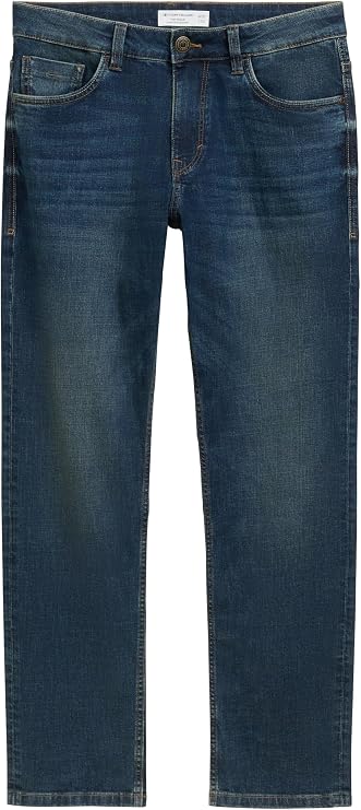 TOM TAILOR Jeans Men's Stretch Straight Fit Marvin Jeans Trousers Denim