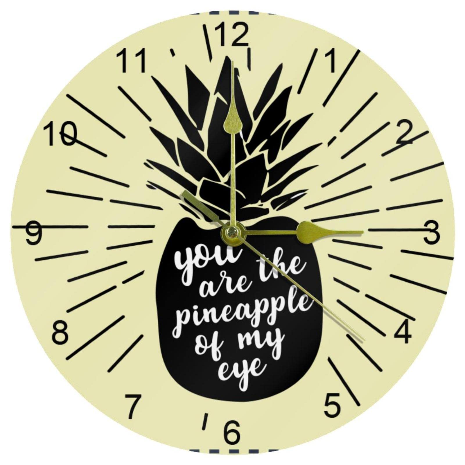 Horloge murale ronde pour cuisine et salon animant vos pièces de vie