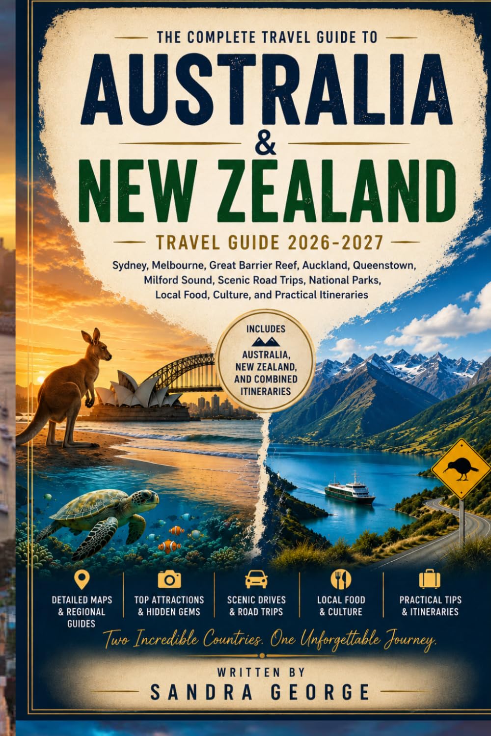 AUSTRALIA AND NEW ZEALAND TRAVEL GUIDE (FULL COLOR): Sydney, Melbourne, Great Barrier Reef, Auckland, Queenstown, Milford Sound, Scenic Road Trips, ... (The World Explorer Travel Guide Series)