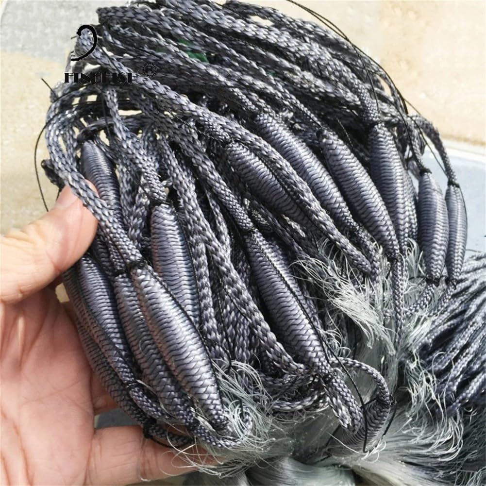 DAZZLEEX Rete da Pesca A Mano in Nylon Ad Alta Resistenza Monofilamento Con Forte Trazione - Rezzaglio da Mare 1,8 X 30 M