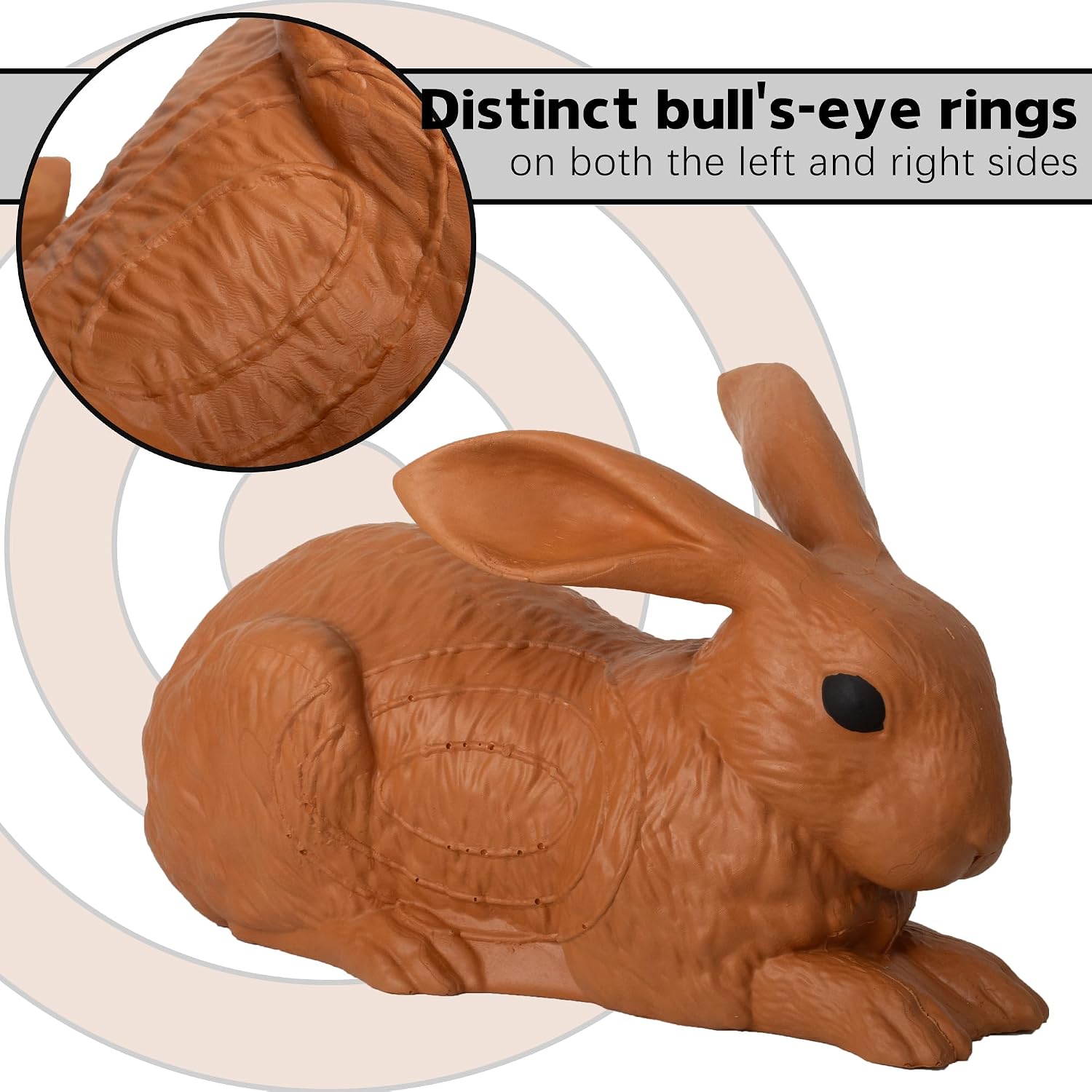 Archery 3D Animal Target Rabbit, Self-Healing Foam Bow Hunting Target | One-Piece Portable, Field Points Shooting Practice, Solid Ground Stakes for Outdoor Training Target