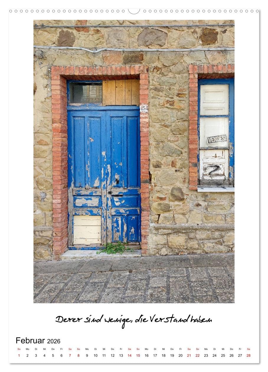 Türen zur Philosophie (hochwertiger Premium Wandkalender 2026 DIN A2 hoch), Kunstdruck in Hochglanz: ... (CALVENDO Kunst)