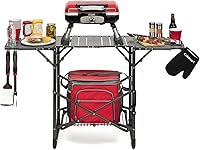 Vista 4 de Cuisinart CGS-134BL - Juego de herramientas de parrilla con guante de parrilla, color negro (3 piezas)