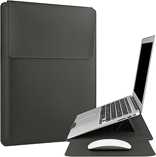 HoYiXi 13,3'' Capa Bolsa para Portáteis para ASUS Vivobook 14/HP DELL Acer Matebook Compatível com MacBook Pro 14/ MacBook Air 13 M1/ MacBook Pro 13,13''-14'' Capa para Portátil, Cinza