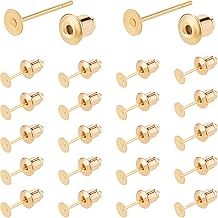 BENECREAT 18K Gold Plated French Earring Hooks for DIY Earring Making