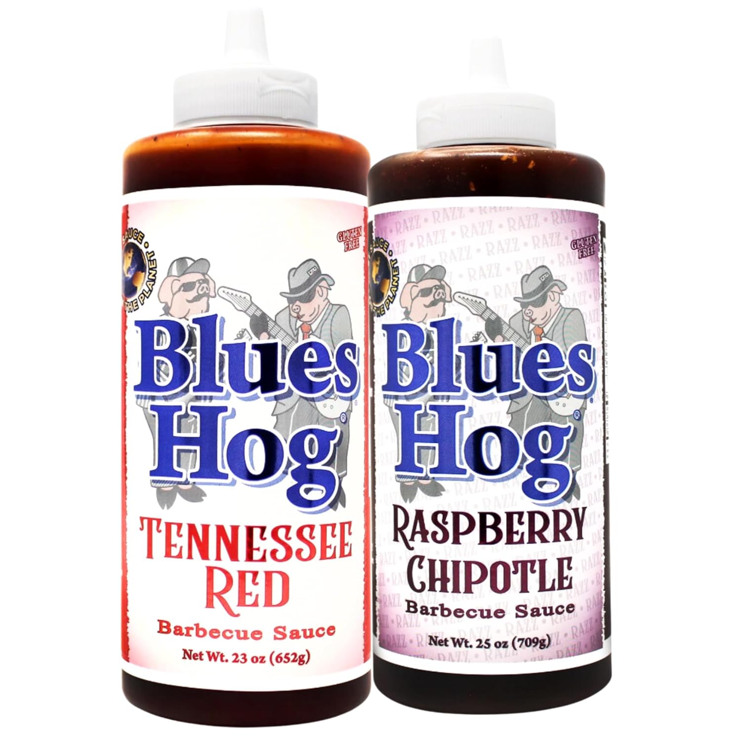 Amazon.com : Blues Hog Raspberry Chipotle 25 Oz and Tennessee Red 23 Oz ...