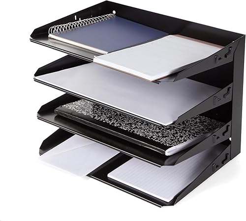 Miniatura 7 de Huron Organizador horizontal 7 ranuras, acero negro