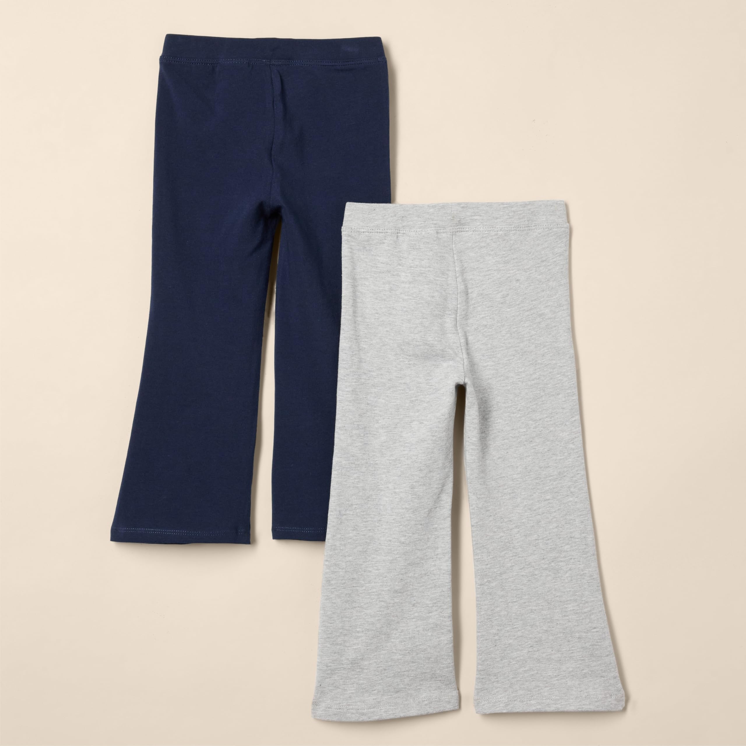 Amazon Essentials Leggings Svasati in Maglia Aderenti Bambine e Ragazze, Pacco da 2