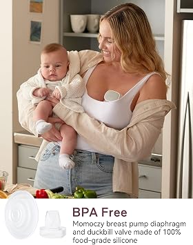 Momcozy Duckbill Valves & Silicone Diaphragm for Momcozy S9 Pro/S12 Pro. Original Momcozy S9 Pro/S12 Pro Breast Pump Replacement Accessories, 1 Pack, 1.0 count