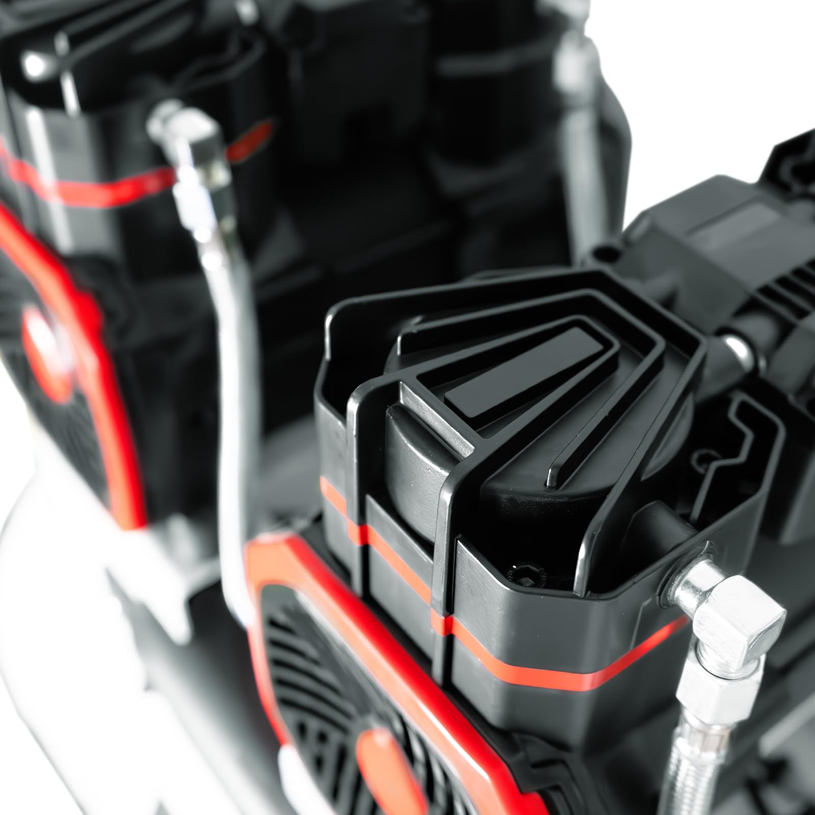 KnappWulf Compresor silencioso, 10 bar, 70 L, 3000 W, 4 PS, 69 dB, 512 l/min, caudal de aire, con separador de agua, silencioso, 230 V, compresor de aire KW6070, motores sin escobillas