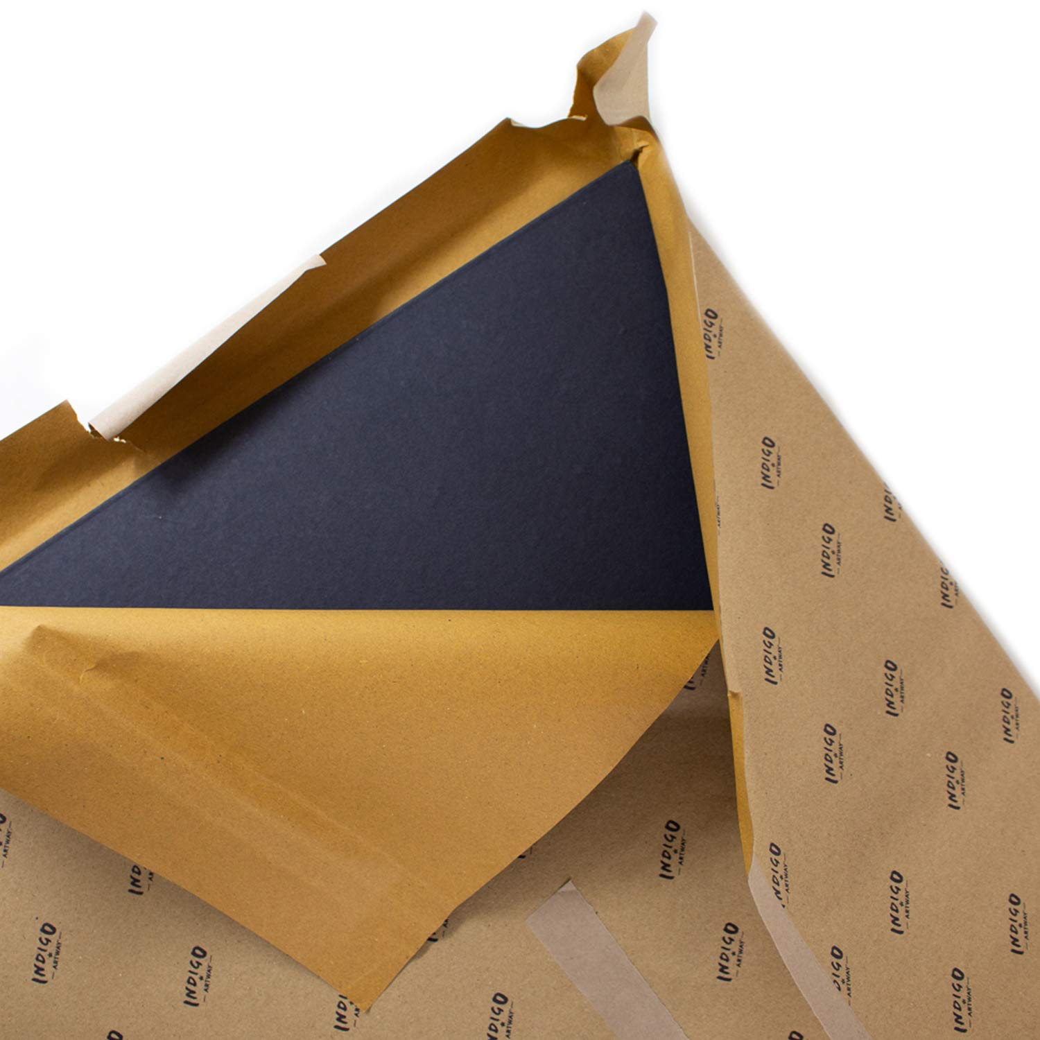 Artway Indigo - Handgefertigtes Skizzenbuch (150 g/m²) mit gebundenem Hartcover - A2 Querformat