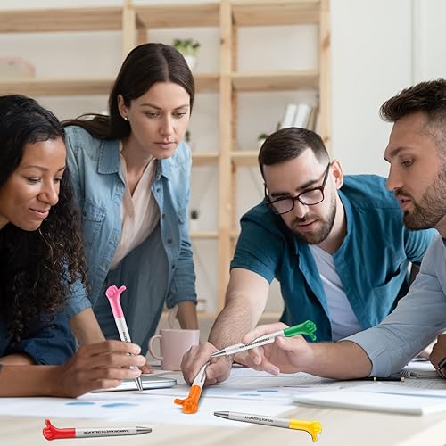 Miniatura 6 de Geyee 28 bolígrafos de fin de año con frase "Thumbs up" a granel para el regreso a clases, bolígrafos de agradecimiento para agradecimiento,