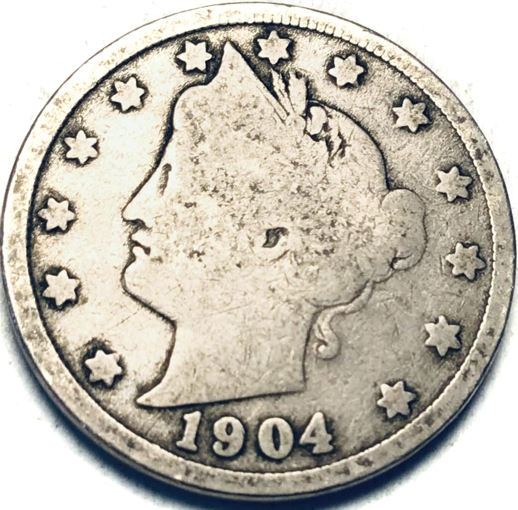 1904 P Liberty Head V Nickel Good G6