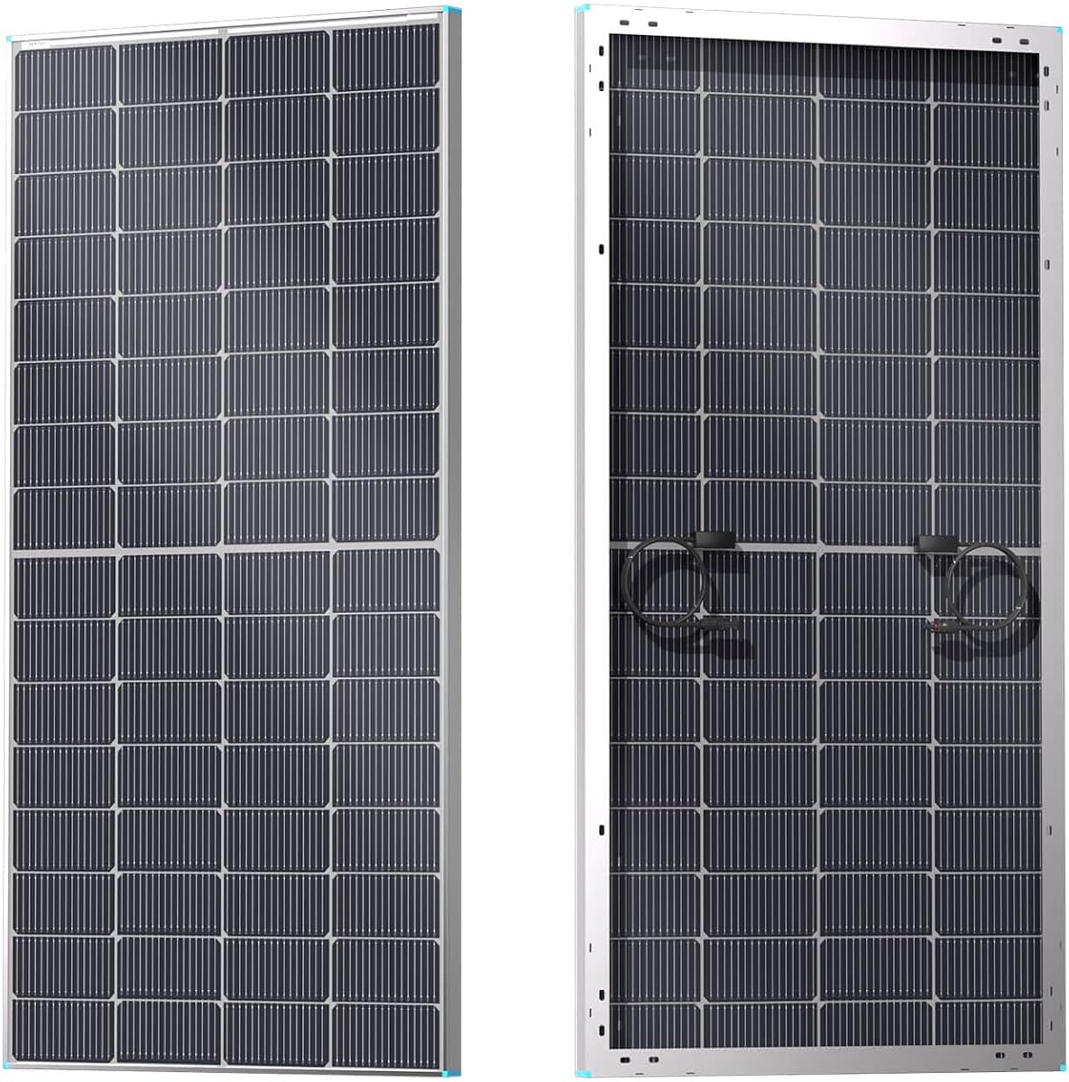 Bifacial Solar Panel 250W N-Type, 16BB 25% High-Efficiency | Double-Side Anti-Shading Design, 250 Watt Solar Panel for RV Marine Rooftop Home Boat Battery Off-Grid Systems, IP68